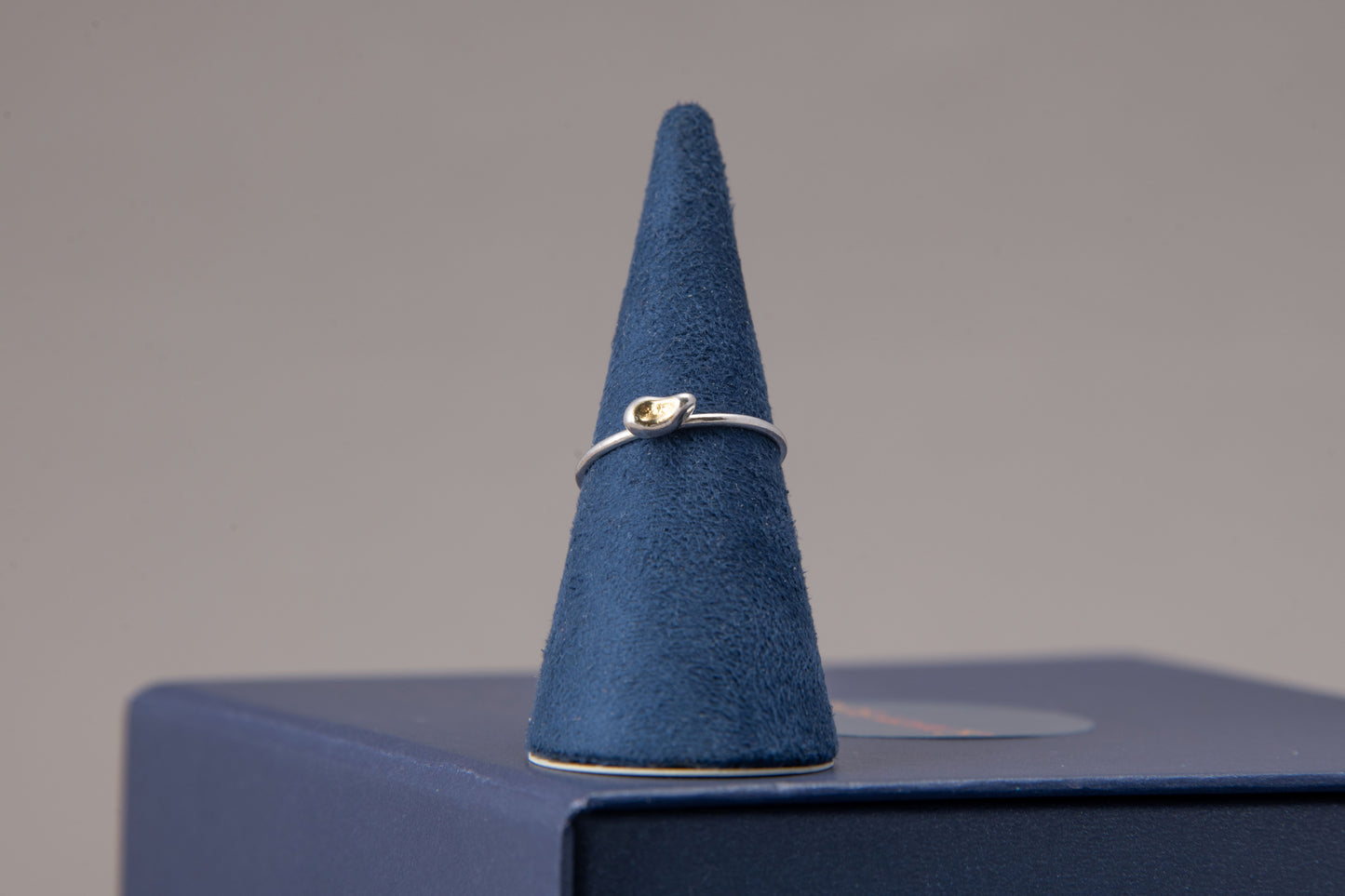 Mila Stacking Ring with 24ct Gold Accents